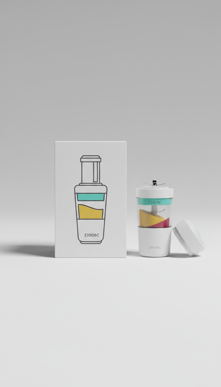 Minimalist Juicer Packaging Sealed Box