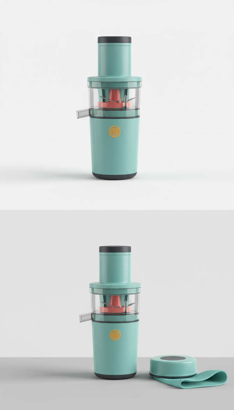 Portable Juicer With Secure Lid