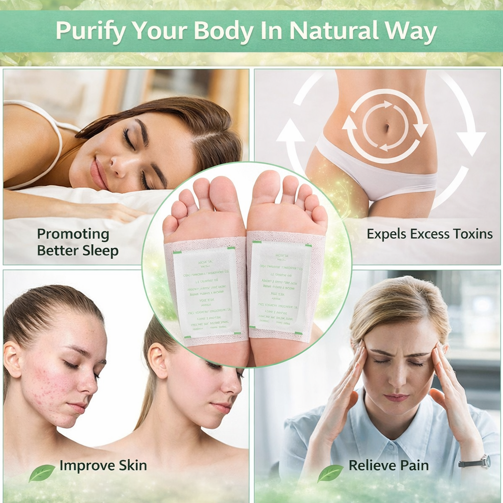 🦶🌿Premium Natural Detox Foot Patches (2x10 packs)